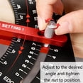 thumbnail image 4 of 7 Inch Carpenter Square, Aluminum Alloy Triangle Square, Adjustable Combination Triangle Rafter Square with 80 Angle, Ideal for Woodworking, Roofing, Home Decor, 4 of 7