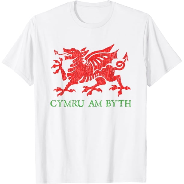 Cymru Am Byth Welsh Rugby Dragon Wales Player Pride Gifts Camiseta