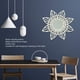 thumbnail image 3 of Espejo de pared espejo de pared decorativo de vidrio altamente pulido prevención de óxido forma de flor tamaño perfecto moderno para dormitorio ANGGREK Otros, 3 of 8