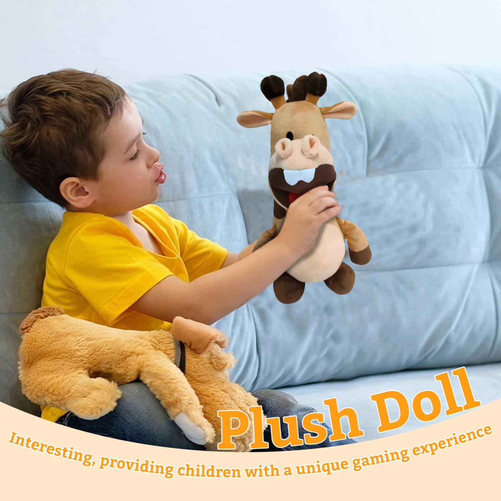 Baloney Tony Plush Toy 9.8" Moive In Your Dreams Stuffed Toys Peripheral Ultra Soft Plush Doll(Yellow-25Cm)#9442