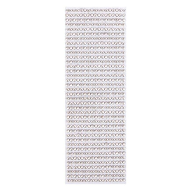 Semicircle Self-adhesive Pearl Sticker Party Nail and Eyebrow Stickers DIY; W3I2