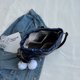 thumbnail image 2 of Bolso tipo cartera mullido para mujer Bolso de viaje de invierno ligero y de gran capacidad brillante, 2 of 8