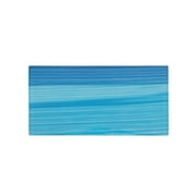 WS Tiles - Peel & Stick Hand Painted Beachside Blue 3 in. x 6 in. Individual Glass Subway Wall Tile (8 sq. ft / Case)