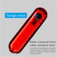 thumbnail image 3 of Bicycle Tail Light Waterproof LED Mountain Bike Light Waterproof LED Rear Lamp Night Cycling Warning Lighting, Red, 3 of 9
