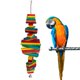 thumbnail image 3 of Juguete de Loro de Madera ANGGREK Colorido para Cacatúa de Pájaro Loro, 3 of 8
