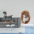thumbnail image 2 of Escultura De Caballo De Pie, Marco De Resina Para Fotos, Adorno De Escritorio, Decoración Feng Shui, Estantería, Soporte De Exhibición Para Sala De Estar, Oficina, Dormitorio, Regalo, 2 of 8