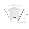 thumbnail image 3 of Amdohai Mini Infrared Motion Sensor Switch 360 Degree PIR Detection AC110V-240V Recessed Ceiling Occupancy Motion Sensor Detector Lamp Light Switch Delay Time Adjustable, 3 of 7
