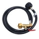 thumbnail image 5 of Manguera De Extensión Del Adaptador De Recarga Del Tanque De Gas, Conexión Estable De 350 PSI Conector QCC1 Manguera Adaptadora De Recarga De Gas De 4 Pies De Alta Dureza Para, 5 of 7