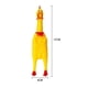 thumbnail image 3 of 4 Uds pollo de plástico amarillo, juguete para perros, grito de desesperación de pollo, grito de trompeta de pollo, juguete de desinfección creativo, 3 of 5