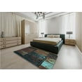 thumbnail image 5 of Ahgly Company Machine Washable Indoor Rectangle Transitional Hazel Green Area Rugs, 7' x 10', 5 of 7