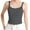 Dark Gray, variant on Ladies' Slim Underwear With Chest Without Rims Bra Slim Underwear Umbilical Sling Camisole Bra Top for Women