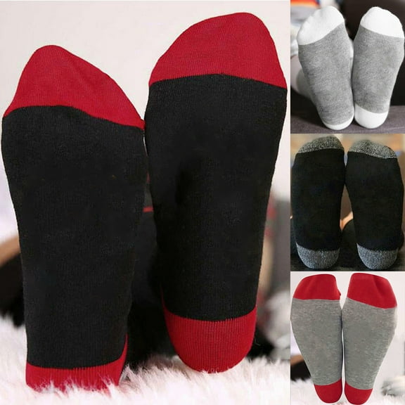 Comfortable Compression Socks for Women Winter Cotton Socks For Men And Women Mid Tube Socks Ins Fashion Colored Breathable Socks Saving to 65% off!