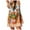 Orange, variant on Dresses for Women 2025 Elegant Classy Boho Flowy Ruffle Mini Deep V Neck Casual Floral Prints Sundress Black S