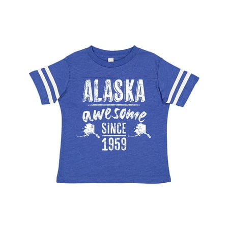 

Inktastic Alaska Awesome Since 1959 Gift Toddler Boy or Toddler Girl T-Shirt