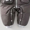 thumbnail image 6 of OJSFQUFP Baby Winter Snowsuit Hooded Padded Jumpsuit Color Block Cute Pocket Design Warm Cold Weather for Toddler Boys Girls, 6 of 8