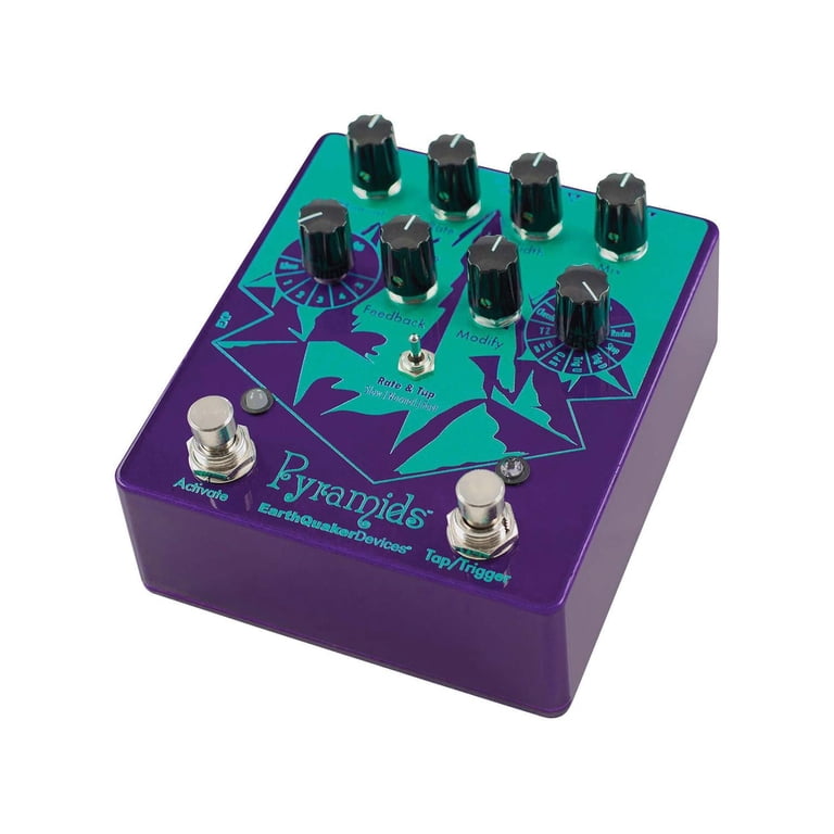 ギター EarthQuaker Devices Pyramids Earthquaker Devices Pyramids Stereo Flanging Device Guitar Effects