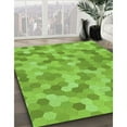 thumbnail image 3 of Ahgly Company Machine Washable Indoor Rectangle Transitional Green Apple Green Area Rugs, 3' x 5', 3 of 7