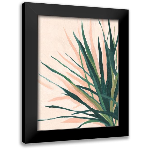 Scarvey, Emma 19x24 Black Modern Framed Museum Art Print Titled - Frond Impression I