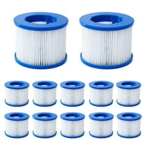 FICISOG Hot Tub Replacement Filter Cartridges for Inflatable Hot Tub Spa, Outdoor Hot Tubs Filters Cartridge (12-Pack)