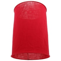 Cloth Drum Lamp Shade 16.51x11.79x0.08in Folding Drum Lampshade Chandelier Lampshade for Lamp Shade Replacement Red