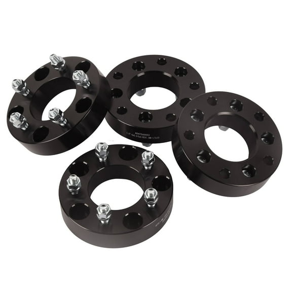 TOPAZ 4PCS 1.5" Wheel Adapters, 5x5.5 to 5x5 Hubcentric Wheel Spacers M1/2x20 Hub Bore 87.1mm Wheel Adapters for Ram 1500, F-150, Wrangler, Commander, Grand Cherokee