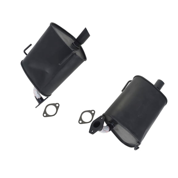 OE Style L & R REAR Dual Mufflers Fits For 08-11 Impreza 4 Door Sedan 2.5L