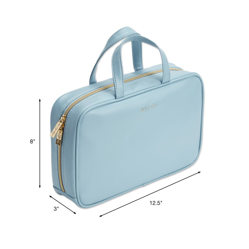 Conair Weekender with Center Zip Pocket, Light Blue