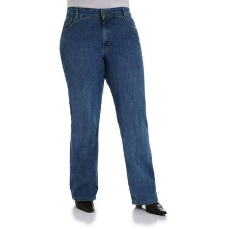 Riders by Lee Women's Plus-Size Relaxed Fit Straight-Leg Jeans ...