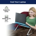 thumbnail image 2 of Lightweight Adjustable Laptop Stand – WorkEZ Light Portable Aluminum Lap Desk for Bed, Couch & Desk, Ergonomic Laptop Riser with Adjustable Height & Tilt for Comfortable Computing, 2 of 6