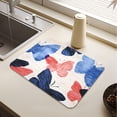 thumbnail image 6 of Colorful Butterfly Print Dish Drying Mat for Kitchen Counter Absorbent Drainer Mats (15.7X11.8Inch), 6 of 8