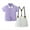 Purple, variant on CARETOO Toddler Boy Clothes Formal Suits Cotton Fabric Shirt Suspender Pants Outfit Sets Party 1-5T