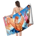 thumbnail image 4 of Hércules Toalla de playa de secado rápido con diseño temático, regalo para mujeres y niñas, ideal para cumpleaños, fans, amantes de la música, uso en la playa o al aire libre, 78 × 180 cm, 4 of 6
