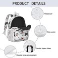 thumbnail image 4 of Scribble Dogs Backpack for School,Cute School Bag,Schoolbag with Adjustable Shoulder Straps & Padded Back,15"x11.42"x5.5", 4 of 6