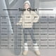 thumbnail image 2 of Cowsor Cute Hoodie for Teen Girls Trendy Solid Color Preppy Hooded Sweatshirts Kids Pullover Long Sleeve School Outfits, 2 of 6