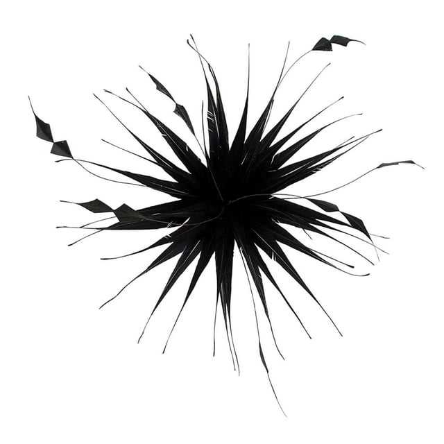 Horquillas de plumas hechas a mano con forma de flor para el pelo para fiestas, actuaciones en el escenario, etc. 268 cm