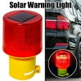 thumbnail image 6 of Clearance! LED Solar Powered Warning Lights Flash Strobe Beacon Barricade Lamp Light E4U1, 6 of 8