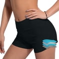 thumbnail image 4 of Xdegoge Womens Board Shorts High Waisted Boyshorts Swim Bottoms Smooth Quick Dry Fabric Solid Pattern Flattering Modest Water Sports Wear, 4 of 5