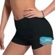 thumbnail image 4 of Traje de baño vintage liso para mujer, traje de baño conservador, falda de playa, bikini, shorts de cintura alta, pantalones de nailon para mujer, 4 of 5