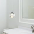thumbnail image 5 of JoollySun Modern Crystal Pendant Light: Mini Chrome Light Fixtures Ceiling Hanging for Kitchen Island Bathroom, 5 of 9
