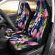 thumbnail image 1 of Juego de 2 fundas de asiento de coche acuarela exótica Tropical flamencos patrón Hawaii rosa ABPHQTO Protector de asientos delanteros, 1 of 4