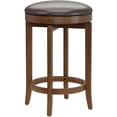 thumbnail image 1 of Hillsdale Brendan 25" Wood Traditional Counter Stool in Brown/Cherry, 1 of 5