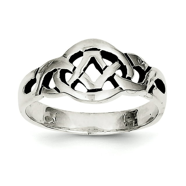 925 Sterling Silver Vintage Ring Claddagh Celtic