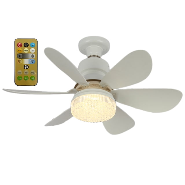 Fanlight de techo moderno 86V-265V Ventiladores de techo de perfil bajo 3 velocidades de ventilador Fanlight de techo decorativo para el hogar Oficinas Dormitorio