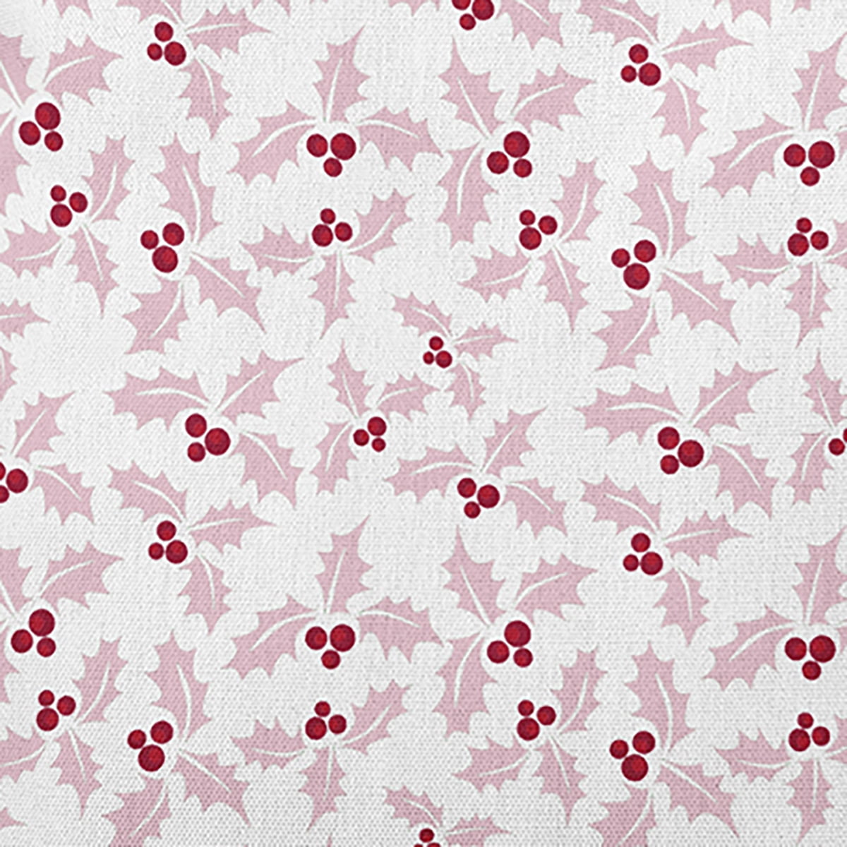 20" x 20" Simply Daisy Holly Bush Polyester Indoor/Outdoor Pillow, Light Pink Qty 1