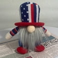 thumbnail image 3 of Niusricy 4th of July Plush Toy Faceless Dwarf Stuffed Toys with Knitted Top Hat Independence Day Decor Home Decorations Gift for Adult Kids, 3 of 8