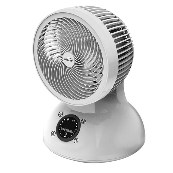 Brentwood F-650MW 6 Inch 3 Speed Remote Control Desktop Fan, White