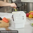 thumbnail image 4 of Cubo de basura de cocina montado en la pared EKO Pure Mini 5L (blanco), 4 of 9