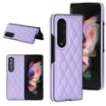 thumbnail image 5 of for Samsung Galaxy Z Fold 3 Case Elegant PU Leather, Samsung Galaxy Z Fold 3 Case Protective Premium Slim Thin Phone Case for Women Girls Compatible with Samsung Galaxy Z Fold 3, Purple, 5 of 9