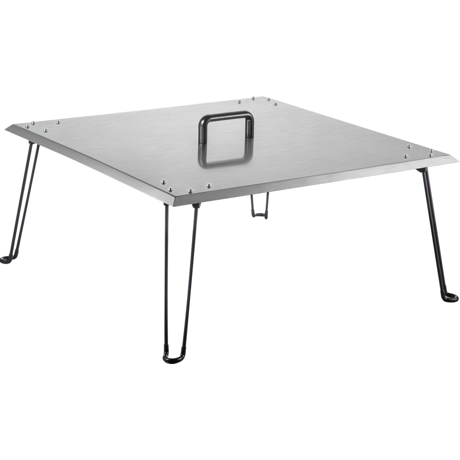 VEVOR Fire Pit Heat Deflector 24 x 24 x 13 inch, Stainless Steel Fire