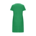 thumbnail image 6 of HomeGardon Women's Sleepwear Nightgowns for Women,Fashion Print Medium Length Dress Oversized Short Nightgown Fashion Chest Print Short Sleeve Nightdress,S-XXL, 6 of 6